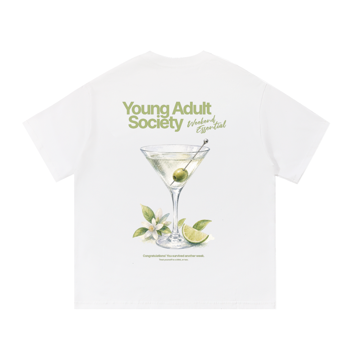 Weekend Essential Martini T-Shirt